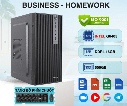 PC Văn Phòng - PC3B Office Cashier 4 ( Pentium G6405 - 16GB RAM - SSD 500GB - 450w)