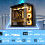 Máy trạm Workstation 3BWS 3D 02 -7900X/X670/64G/1Tb/RTX3060