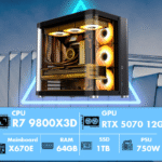 Máy tính 3BWS 3D 10 (Ryzen 7 9800X3D/X670/32GB/RTX 5070)