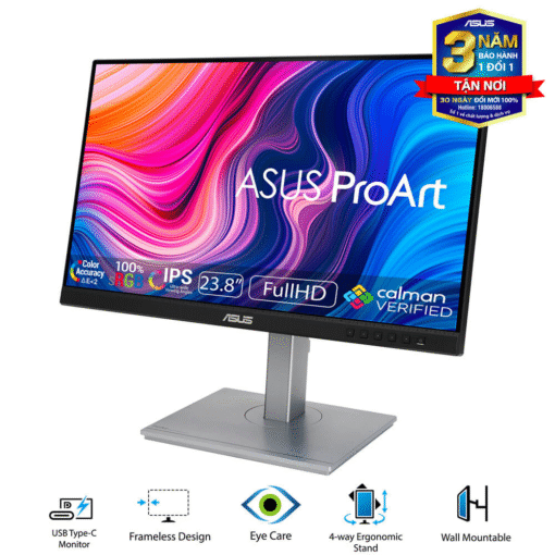 Màn hình đồ họa Asus ProArt PA247CV/P (23.8Inch/ Full HD/ 5ms/ 75HZ/ 300 cd/m2/ IPS/ USB-C/Loa) - Ảnh 3