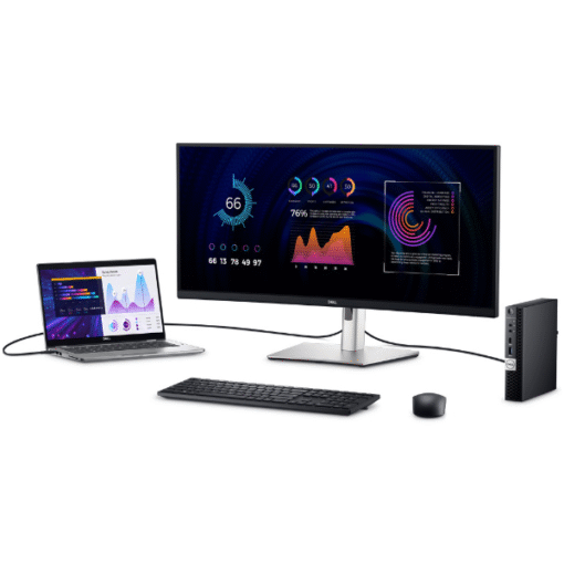 Màn hình cong Dell P3424WE (34Inch/ UWQHD (3440x1440)/ 5ms/ 60HZ/ 300 cd/m2/ IPS/ Lan/USB-C) - Ảnh 5