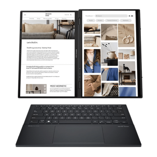 Asus ZenBook Duo UX8406MA-PZ142W(Ultra9 185H/32GB RAM/1TB SSD/14 3K Cảm ứng/Win11/Xám/Bút+Túi+Cáp) - Ảnh 5