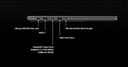 [Mới 100%] Asus ROG Zephyrus G16 GU605MV (Ultra 9 185H, RTX 4060, 32GB, 1TB, 16" 2.5K+ OLED 240Hz) - Ảnh 5