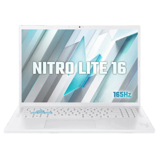[Mới 100%] Laptop Acer Gaming Nitro Lite 16 NL16-71G-56WQ (i5-13420H, RTX 3050 6GB, 16GB, 512GB, 15.6 inch FHD 165Hz